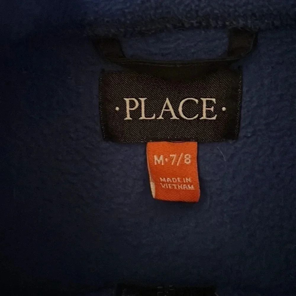 Children’s Place fleece zip up jacket 7/8